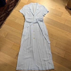 Wilfred Blue Shirt Dress